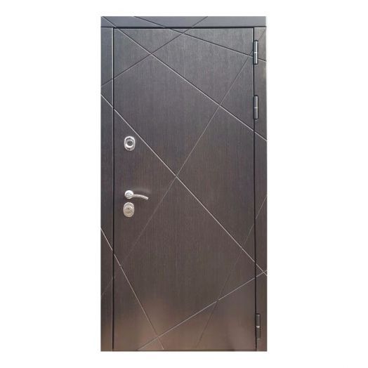 Дверь входная металлическая Great Doors H13 Венге Зеркало Макси Белый Софт