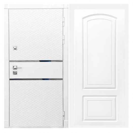 Дверь входная металлическая Great Doors H15 Белый Софт ФЛ-138 Белый Софт