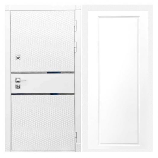 Дверь входная металлическая Great Doors H15 Белый Софт ФЛ-119 Белый Софт