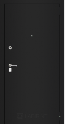 Входная дверь Лабиринт CLASSIC шагрень черная 21 Грей софт