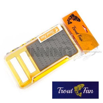 Коробка Trout Fan B 187 мм / 102 мм / 16 мм / цвет: желтый