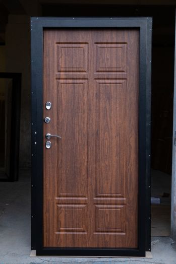 Входная Металлическая Дверь Термодор Termo-door (T.DOOR) Техно Графит Орех премиум