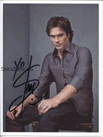 Автограф: Иэн Сомерхолдер. Дневники вампира / The Vampire Diaries