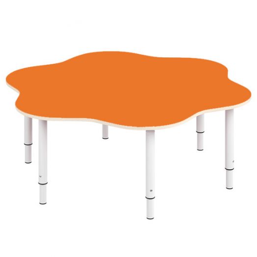 РСН-0001-09 Стол детский "Цветок" Цвет: Оранжевый
