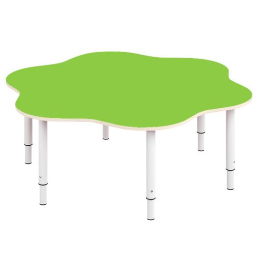РСН-0001-08 Стол детский "Цветок" Цвет: Зелёный