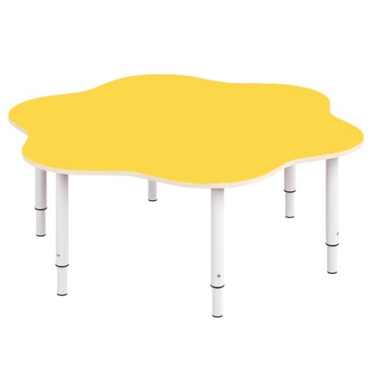 РСН-0001-05 Стол детский "Цветок" Цвет: Жёлтый