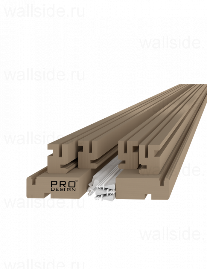 Обрамление 100 мм (шлифованный МДФ) для двустворчатого пенала Eclisse