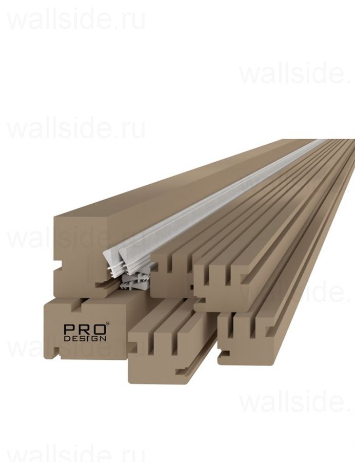 Обрамление 125 мм (шлифованный МДФ) для двустворчатого пенала Eclisse