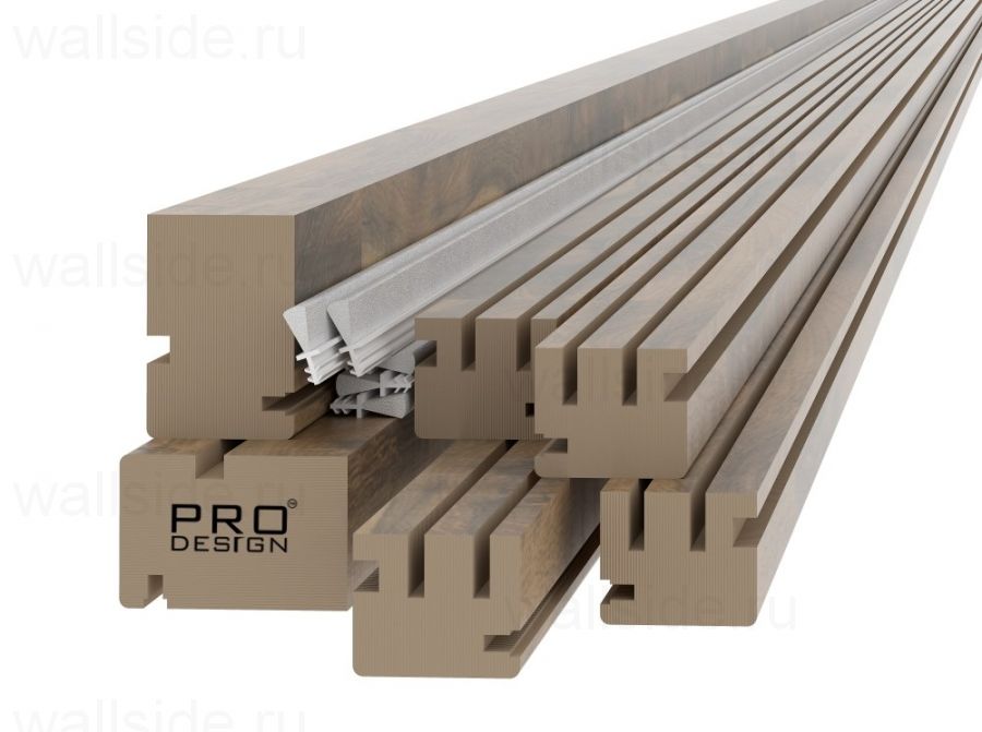 Обрамление 125 мм (ПВХ) для двустворчатого пенала Eclisse