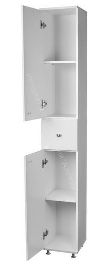 Пенал напольный 30 Классик с верхним ящиком В1 левый АЙСБЕРГ