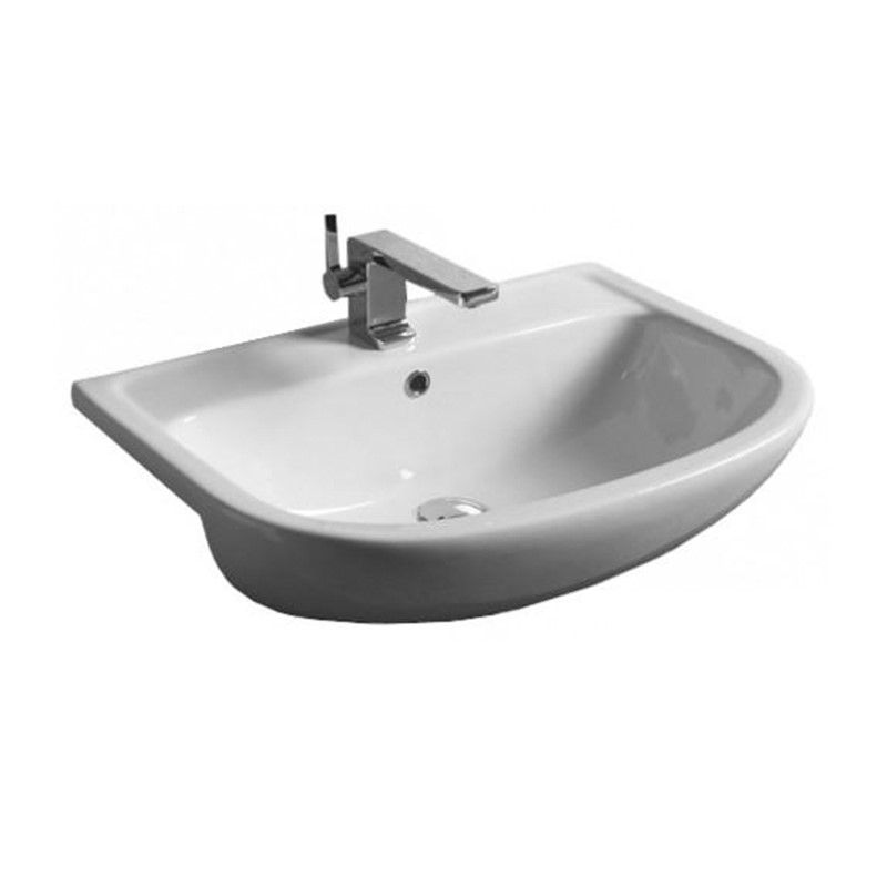 Изображение Раковина Simas Lavabi 67x46 PAOLA с 1 отверстием и 2 намеченными отверстиями S 57