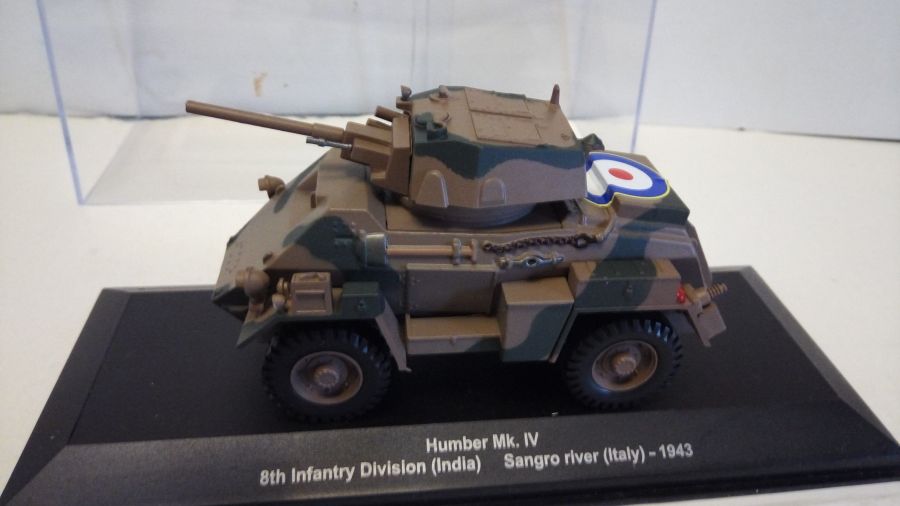 Британский броневик  Humber Mk.IV в масштабе 1/43 (Eaglemoss-IXO)