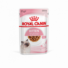 Royal Canin Kitten Gravy Корм консервированный полнорационный для кошек - Специально для котят в период второй фазы роста в возрасте до 12 месяцев, кусочки в соусе