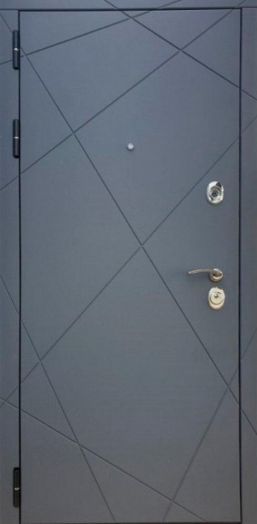 Дверь входная металлическая Great Doors H13 Силк Титан Зеркало 18 Сандал Серый