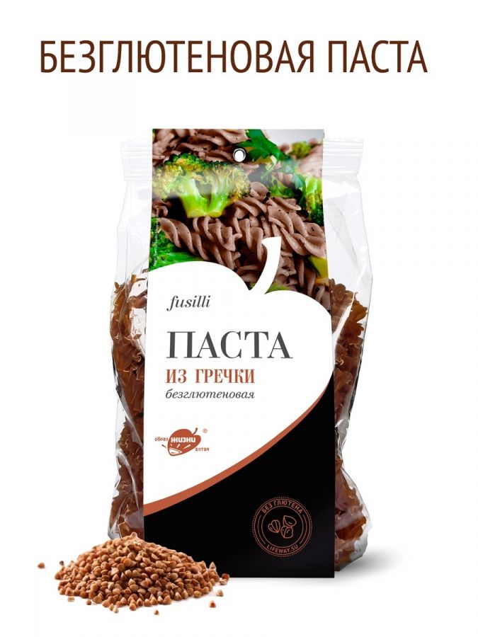 ОБРАЗ ЖИЗНИ АЛТАЯ Паста fusilli из гречки 300г