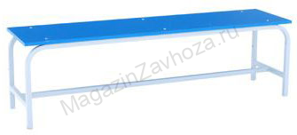 Скамья гардеробная 1500 (ЛДСП) синий