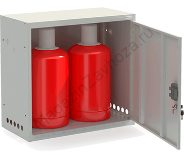 Шкаф для газовых баллонов ШГР 27-2-4(2x27л)