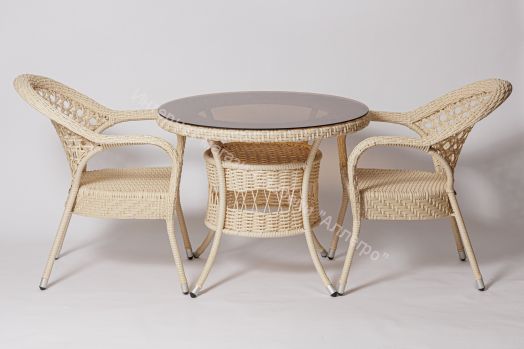 Стул Afina-FM 1017 белый (молочный)