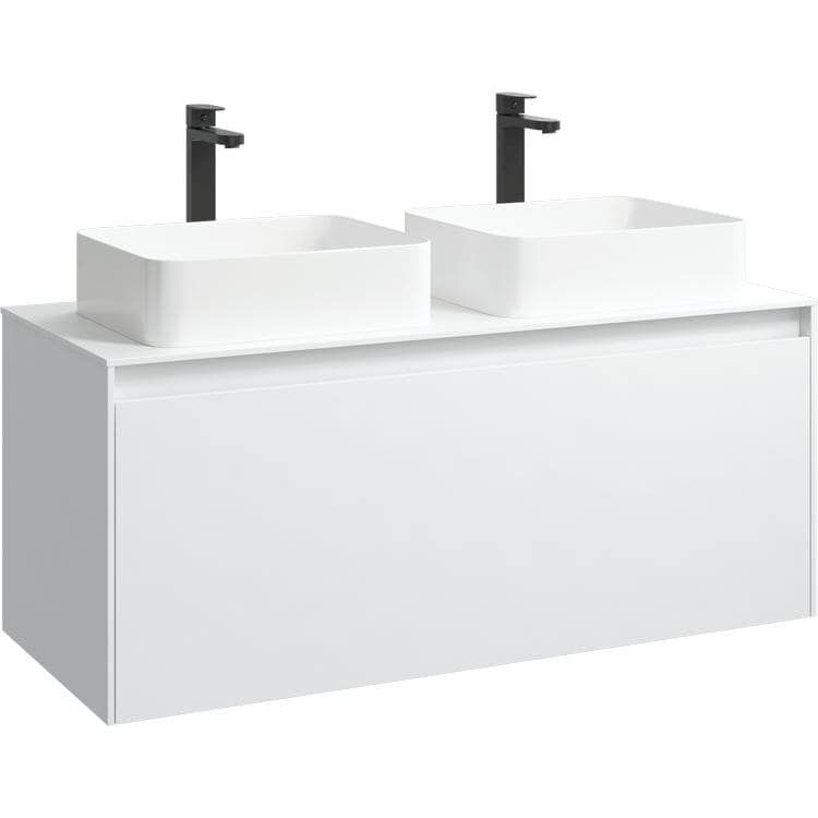 Изображение Подвесная тумба Aqwella Mobi под две накладные раковины 120х50