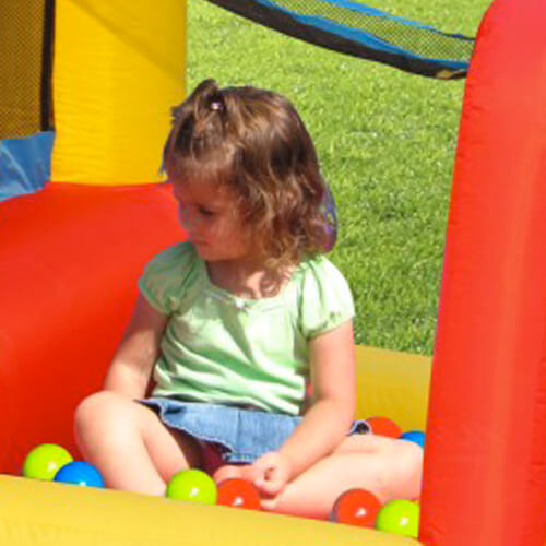 Батут детский надувной "Игровой центр 4 в 1"