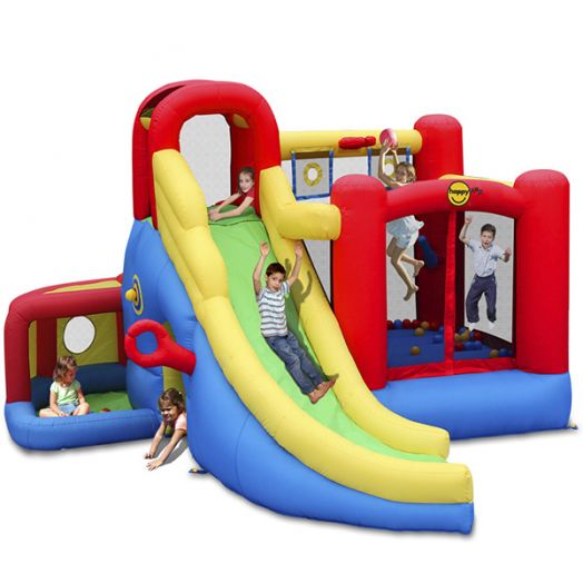 Детский надувной Батут HAPPY HOP «Игровой Центр 11 в 1» 9406
