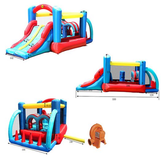 Детский надувной Батут HAPPY HOP «Неожиданные Препятствия» 9163