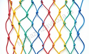 СЕТКА ЦВЕТНАЯ (ШНУР 2,5ММ) ЯЧЕЙКА 40Х40ММ