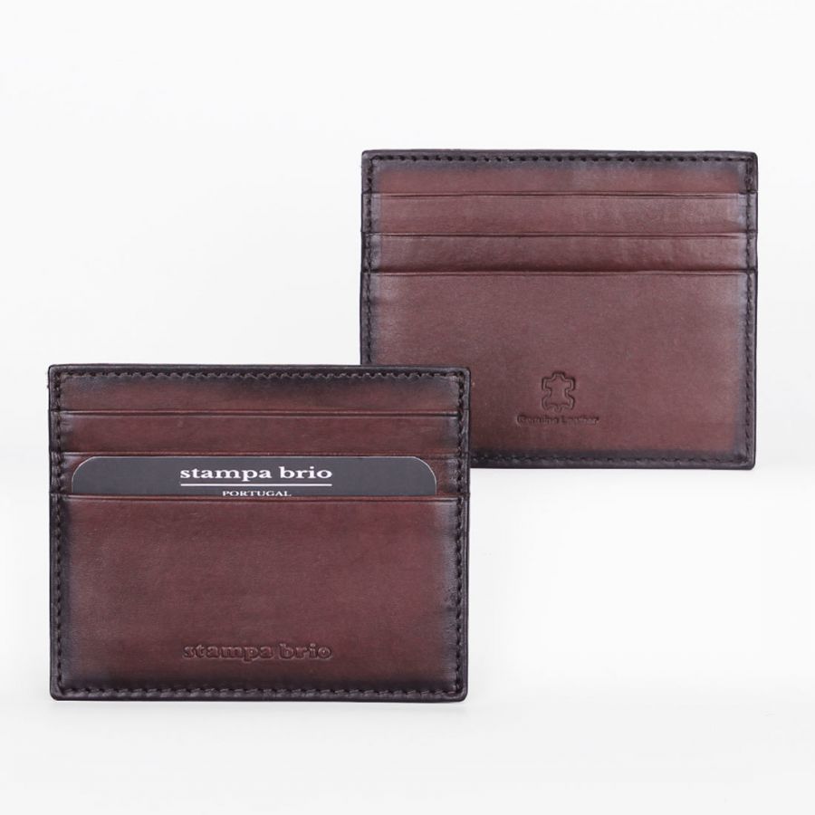Футляр для карт Stampa Brio 520-50546DKT Brown