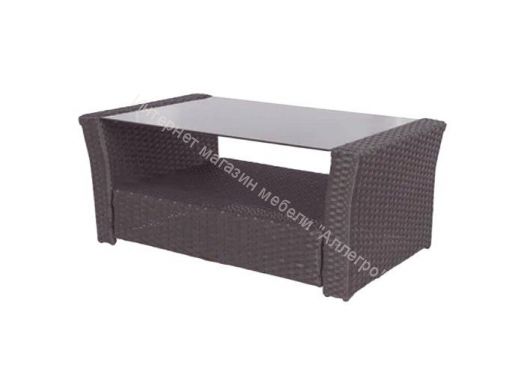 Комплект садовой мебели "Майами" (диван, 2 кресла RS 31/стол RD31) коричневый искусственный ротанг