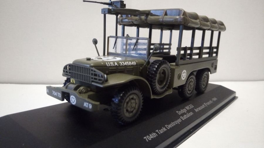 Американский военный грузовик Dodge WC63 1944(Eaglemoss) 1/43