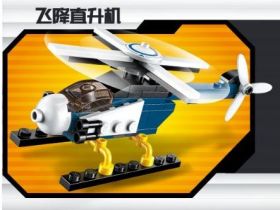 Конструктор Полиция Вертолет Lego реплика 48 деталей