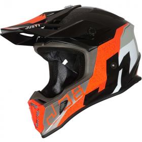 Just1 J38 Korner Orange Black шлем внедорожный