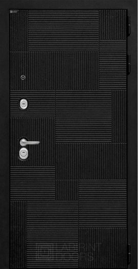 Входная дверь Лабиринт PAZL с Зеркалом Максимум - Сандал белый