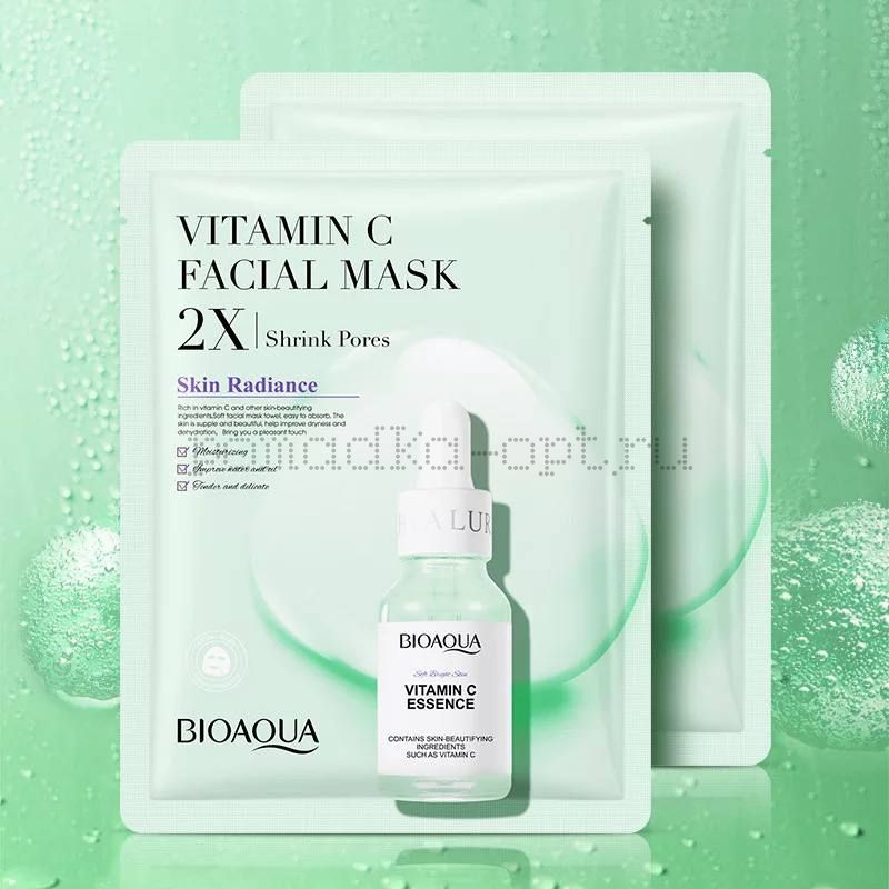 Маска для лица с витамином С Bioaqua Vitamin C Facial Mask