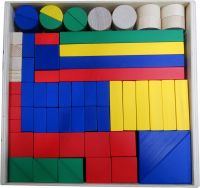 Конструктор детский "Строитель" настольный 65 элементов