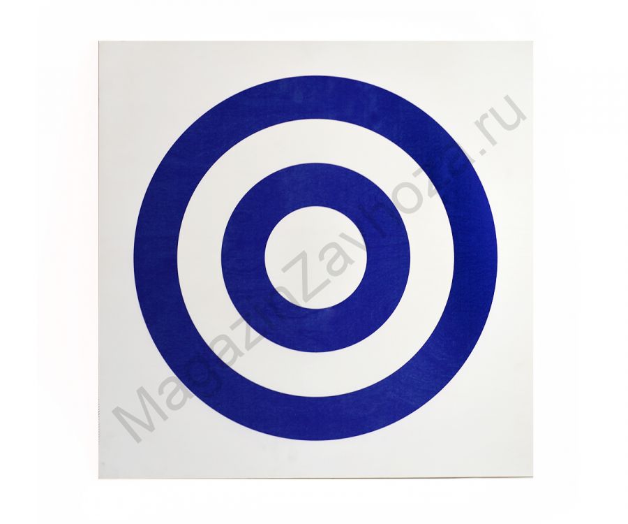 Мишень-щит для бросания мяча бело-синий