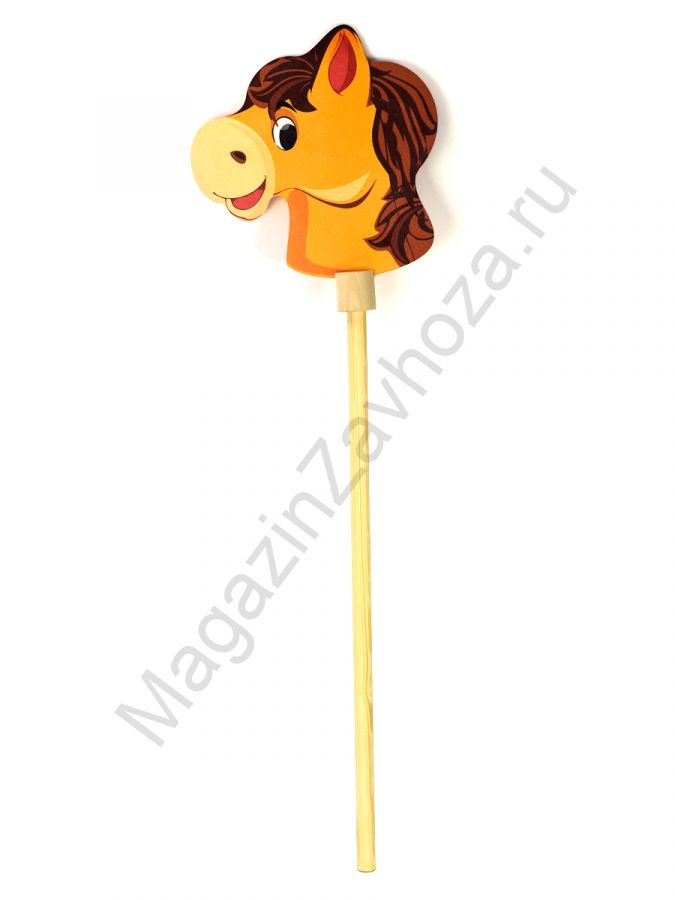 Деревянная лошадка-скакалка