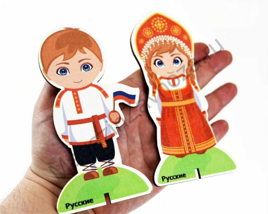 Набор фигурок НАРОДЫ РОССИИ И БЛИЖНЕГО ЗАРУБЕЖЬЯ 10-15 см