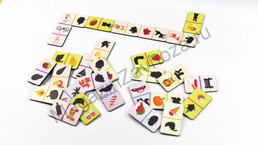 Домино логическое НАЙДИ ТЕНЬ ХДФ