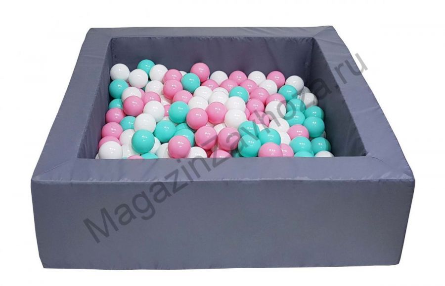 Сухой бассейн ДОМАШНИЙ (расцв. в ассорт., ткань Оксфорд), 1х1 м