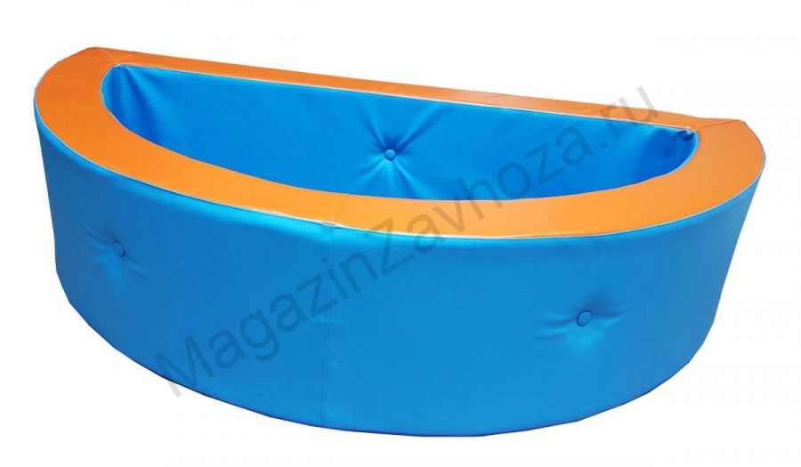 Сухой бассейн полукруглый УЛЫБКА, 130*65 см