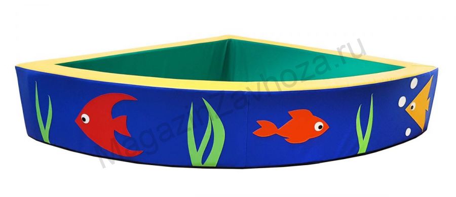Сухой бассейн угловой АКВАРИУМНЫЕ РЫБКИ