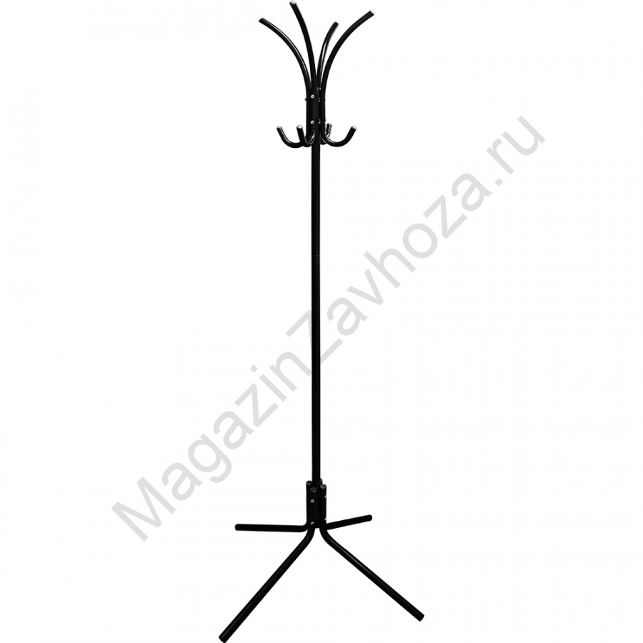 Вешалка напольная для одежды М170, разборная 4 шляпных крюка и 4 для пальто
