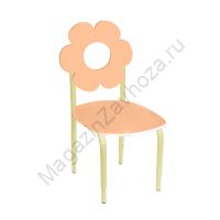 СТУЛ ДЕТСКИЙ НА М/К РЕГУЛИРУЕМЫЙ 2 МДФ ЦВЕТОК (ПЕРСИК)