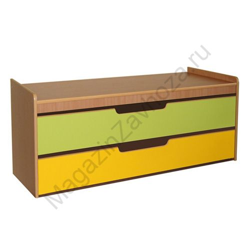 КРОВАТЬ ДЕТСКАЯ 24 (ЛДСП)ДВУХЪЯРУСНАЯ В ТУМБЕ