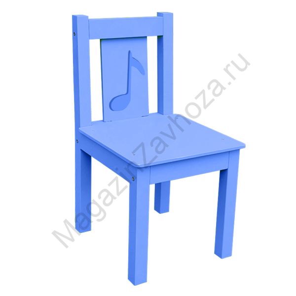 СТУЛ МДФ НЕРЕГУЛИРУЕМЫЙ Синий 53 (Нота)