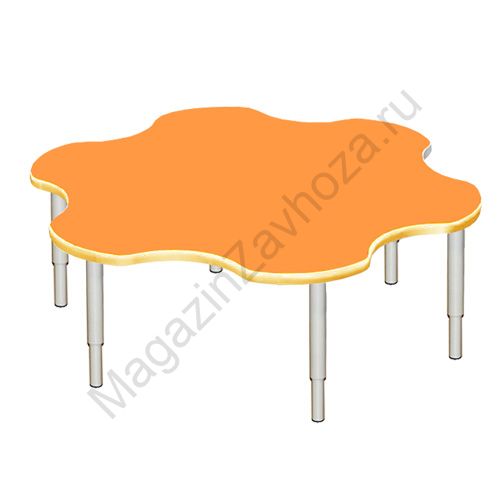 СТОЛ ДЕТСКИЙ МДФ РЕГУЛИРУЕМЫЙ (ДИАМ.1000)