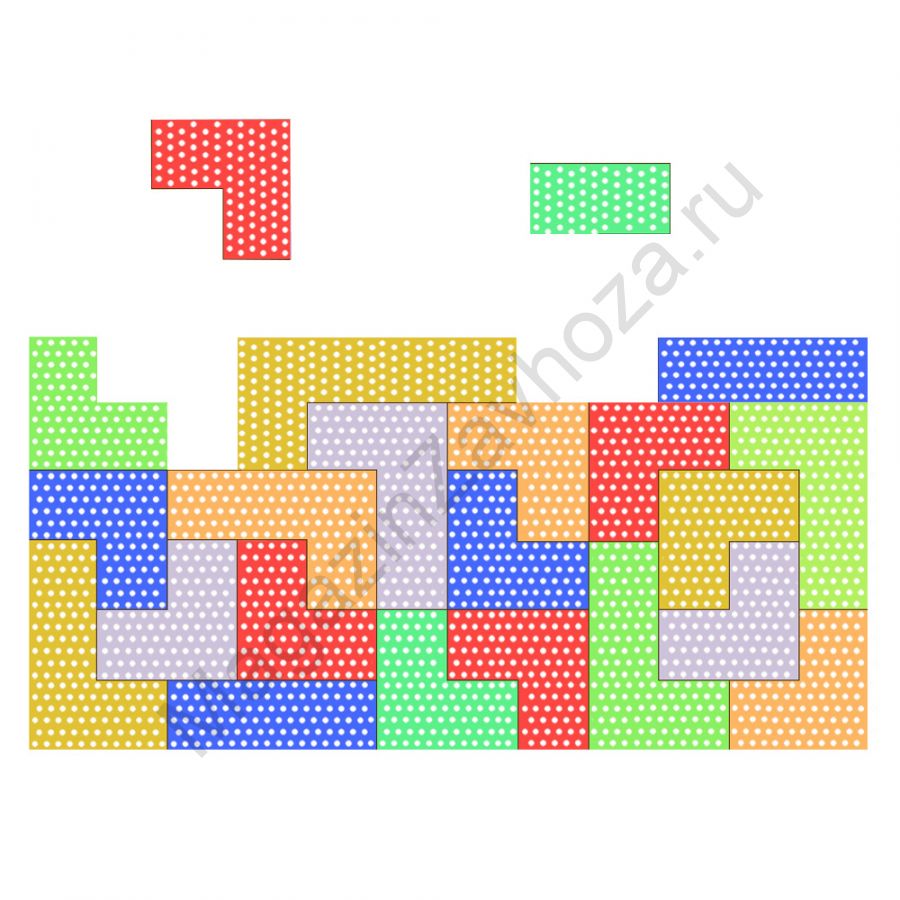 СТЕНОВАЯ ПАНЕЛЬ МОДЕЛЬ 4 ТЕТРИС Н-1500
