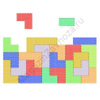 СТЕНОВАЯ ПАНЕЛЬ МОДЕЛЬ 4 ТЕТРИС Н-1500