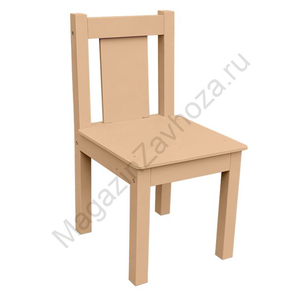 СТУЛ МДФ НЕРЕГУЛИРУЕМЫЙ СВЕТЛО-КОРИЧНЕВЫЙ 53